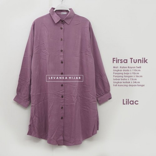 Firsa-003 Atasan Tunik Katun Rayon Twill
